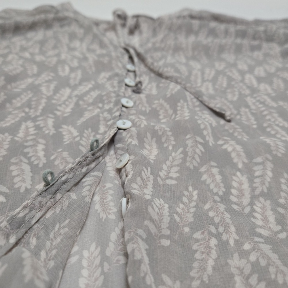 By Together + Collection‎ Womens Medium Blouse Boho Oversized Wheat Fairy Flowy - Picture 16 of 16